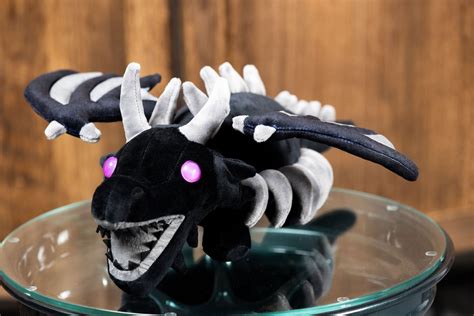 Roblox Adopt Me Plushy Shadow Dragon Etsy