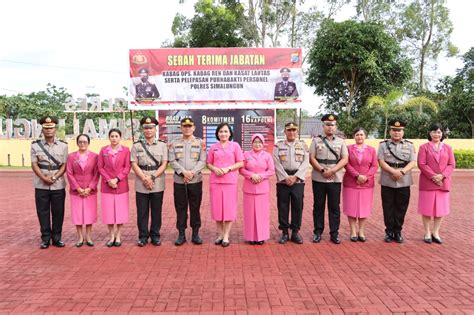 Polres Simalungun Gelar Serah Terima Jabatan Kasat Lantas Kabag Ops