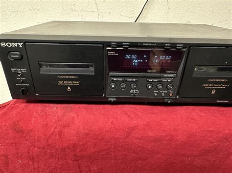 Sony Stereo Dual Cassette Deck Tape Recorder Tc We475 Tested Works Ebay