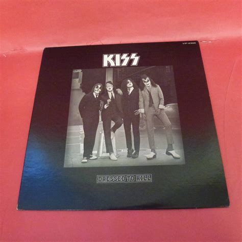 【やや傷や汚れあり】l2 221125 レコード★lp★キッス Kiss 地獄への接吻 Dressed To Kill Vip