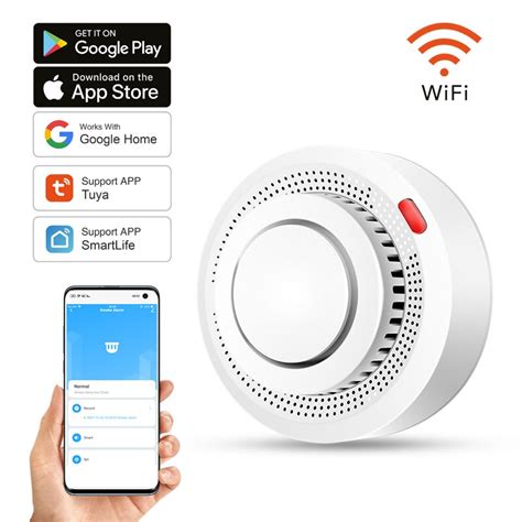 Tuya Wifi Alarme De Fuma A Detector De Fuma A De Prote O Contra Inc