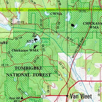 Mississippi DeLorme Atlas: Road Maps and Topographic Maps!