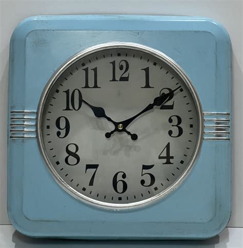 Vintage Wall Clock - Blue - Beloven