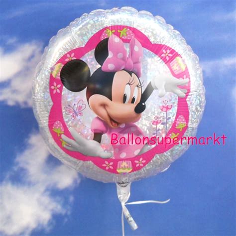 Minnie Maus Holografischer Luftballon Aus Folie Ohne Helium Ballongas