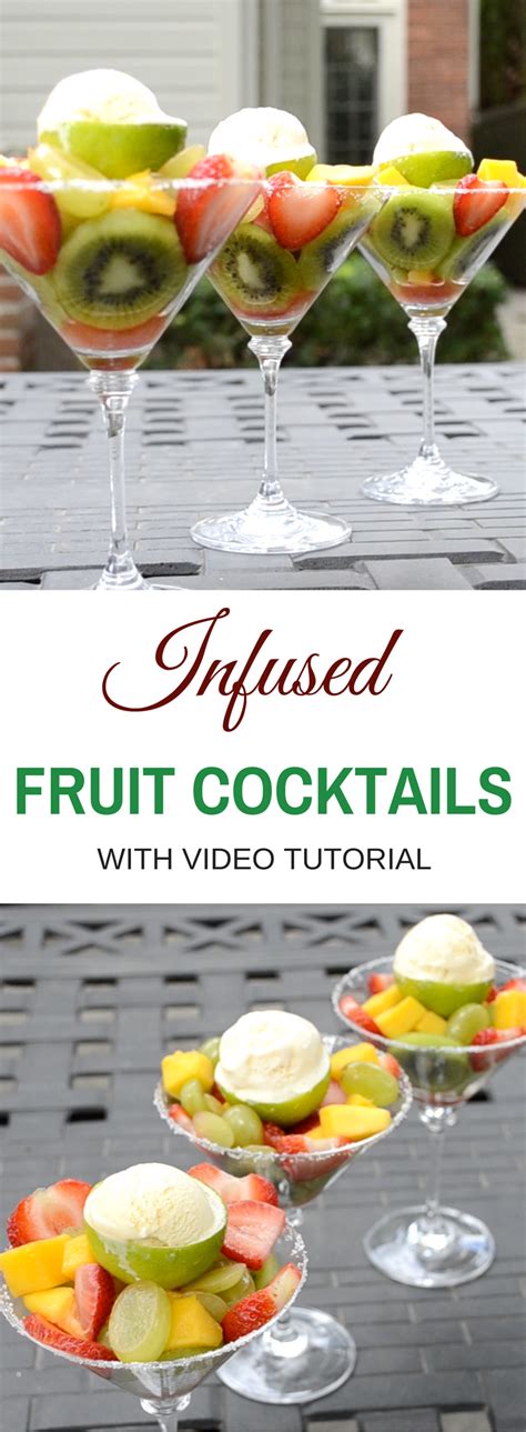 Infused Fruit Cocktails Or Drunken Fruit Cocktails Recipe Is So Easy Recipes With Fruit