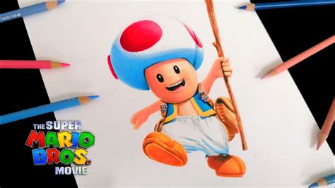 Dibujo A Toad Realista De La Pel Cula Super Mario Bros Drawing