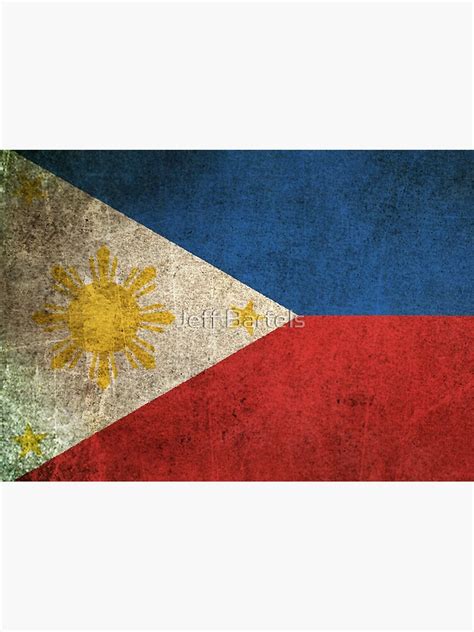 "Old and Worn Distressed Vintage Flag of The Philippines" Poster for ...