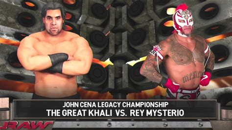 Wwe 2k23 The Great Khali Vs Rey Mysterio Steel Cage Match Youtube