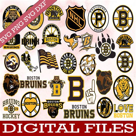 Bundle 32 Files Boston Bruins Hockey Team Svg, Boston Bruins - Inspire ...