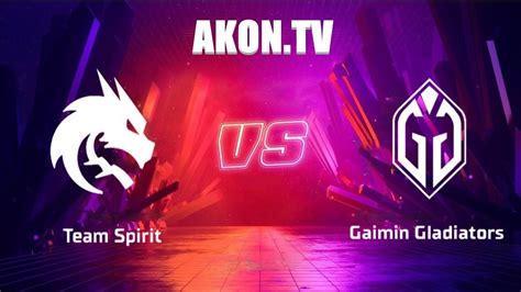 Ru Team Spirit Vs Gaimin Gladiators Bo Dreamleague S