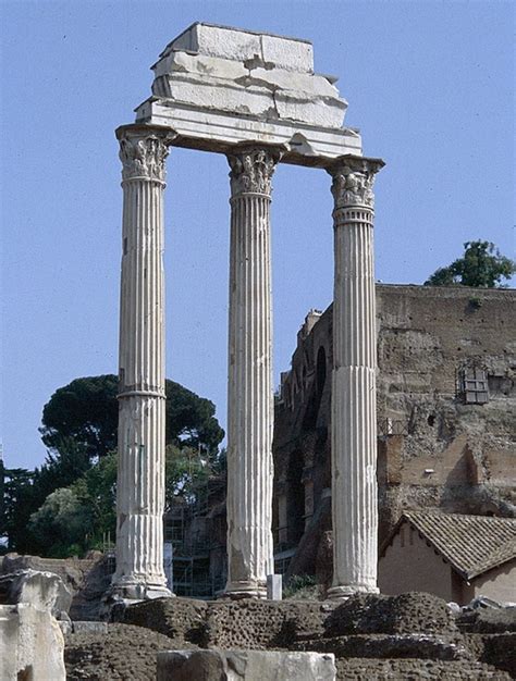 The Corinthian Of The Temple Of Castor And Pollux An Order For Special