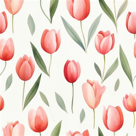 Tulip pattern backgrounds wallpaper. AI | Free Photo Illustration ...