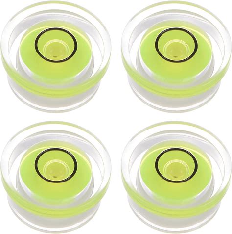 Sourcing Map Pcs Round Bubble Level X Mm Mini Circular Bullseye