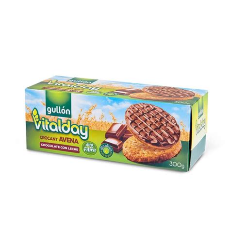 Galletas Crocant Avena Bañada En Chocolate Vitalday Gullón