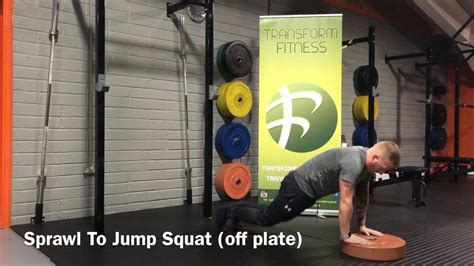 Transform Fitness TFL And TFL Exercise Sprawl To Jump Squat