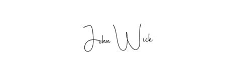 79 John Wick Name Signature Style Ideas Cool Esignature