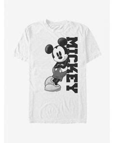 Disney Mickey Mouse Mickey Lean T Shirt 521 T Shirts White Xs Sm Md