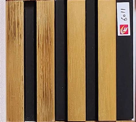 Golden Striped Charcoal Louver For Residential And Office Inchx