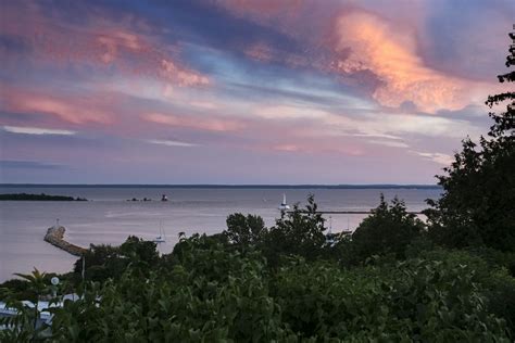 Sunset At Mackinac Island Olympus Digital Camera Flickr