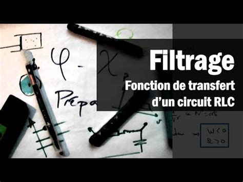 Filtrage 2 Comment déterminer la fonction de transfert d un filtre