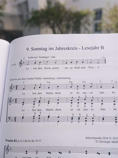 Psalmen Im Juni