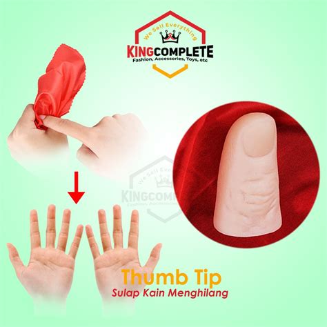 Jual Alat Sulap Thumb Tip Alat Sulap Jempol Thumbtip Kain Shopee