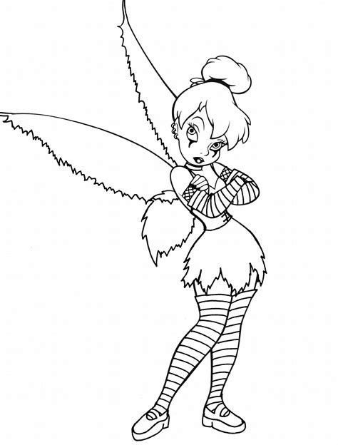 Tinkerbell Para Colorear Pintar E Imprimir