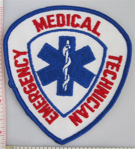 Emergency Medical Technician Sew On Patch Emt Sew On Patch