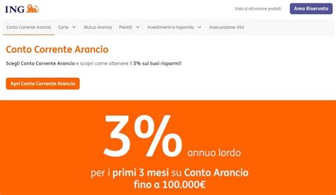 Conto Corrente Arancio Ing Recensione Opinioni Funzioni E Costi