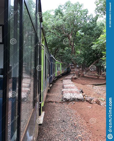 Matheran Hill Train Moving To Amanlodge Station District Raigad Stock Image Image Of Hill