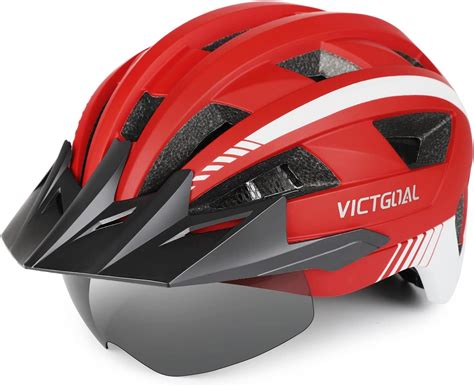 VICTGOAL Fahrradhelm MTB Mountainbike Helm Mit Magnetischem Visier