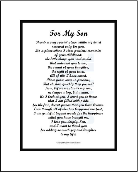 Happy Birthday Son Poem