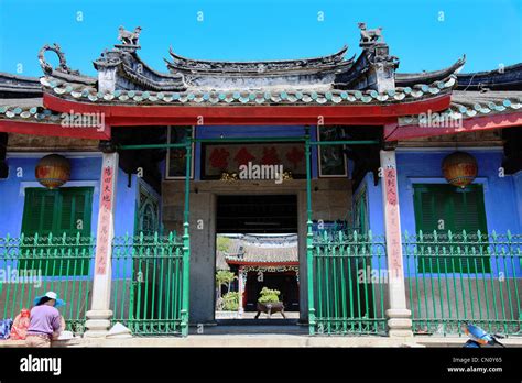 Chinese Temple At Old Historic Town Hoi An Vietnam Stock Photo Alamy