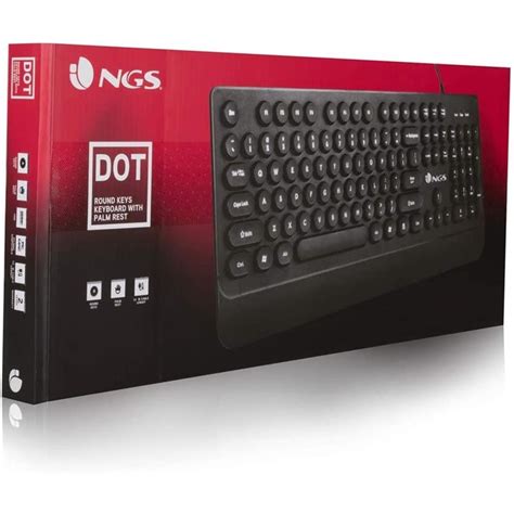 Teclado Ngs Dot Usb Black Igs Computers Canarias