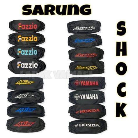 Jual SARUNG SHOCKBREAKER VARIASI MOTOR SARUNG SHOCK BELAKANG MOTOR