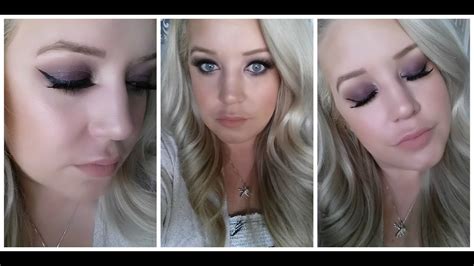 Grwm Fall Inspired Purple ♡ Smokey Eye ♡ Using Colour Pop Shadows Youtube