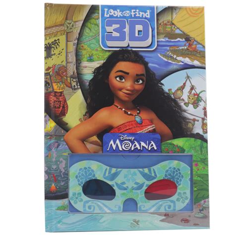 Disney Moana: 3D Look and Find - Phoenix International Publications, Inc