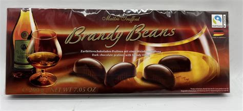 Maitre Truffout Brandy Beans Dark Chocolate With Brandy Fillings