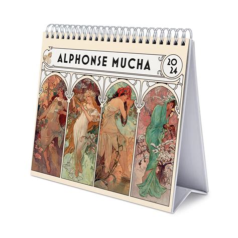 Mua Grupo Erik Alphonse Mucha Desk Calendar 2024 Desktop Calendar