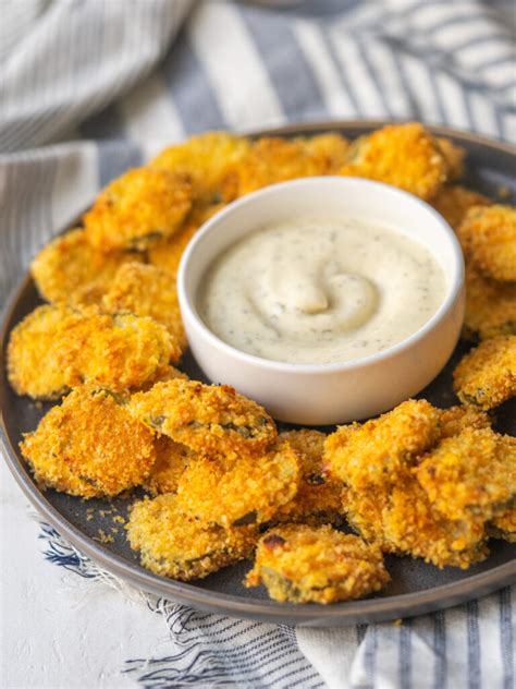 Low Carb Fried Pickles Mad About Food