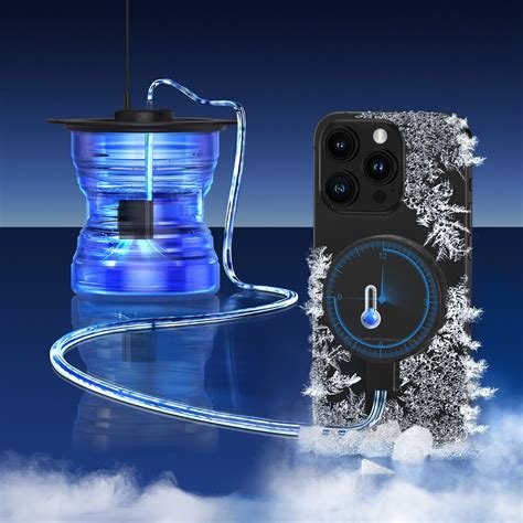 Talowaric Magnetic Liquid Phone Cooler for iPhone Ipad, Semi-Conductor