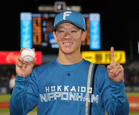 ＜ヤ・日＞プロ初勝利の矢沢（撮影・村上 大輔） ― スポニチ Sponichi Annex 野球