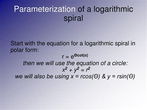 Ppt Logarithmic Spiral Powerpoint Presentation Free Download Id