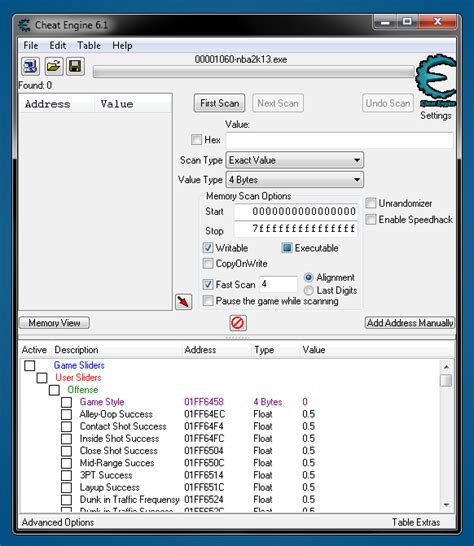 Mlb 2k12 pc cheat engine - lockqstat