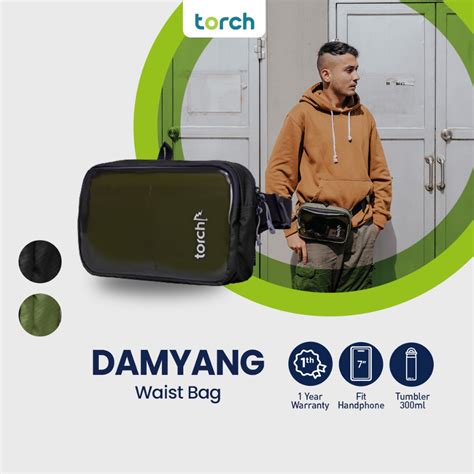 Jual Torch Damyang Tas Pinggang Selempang Konser Ringan Anti Air Pria