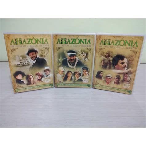 Dvd Original Amaz Nia De Galvez A Chico Mendes Box Discos