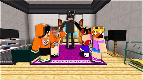 CARTOON CAT INVADIU MINHA CASA MINECRAFT CARTOON CAT EP 1 LOBINHO