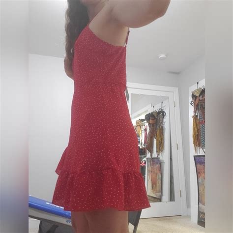 Zaful Dresses Nwt Zaful Red And White Polka Dot Party Dress Poshmark