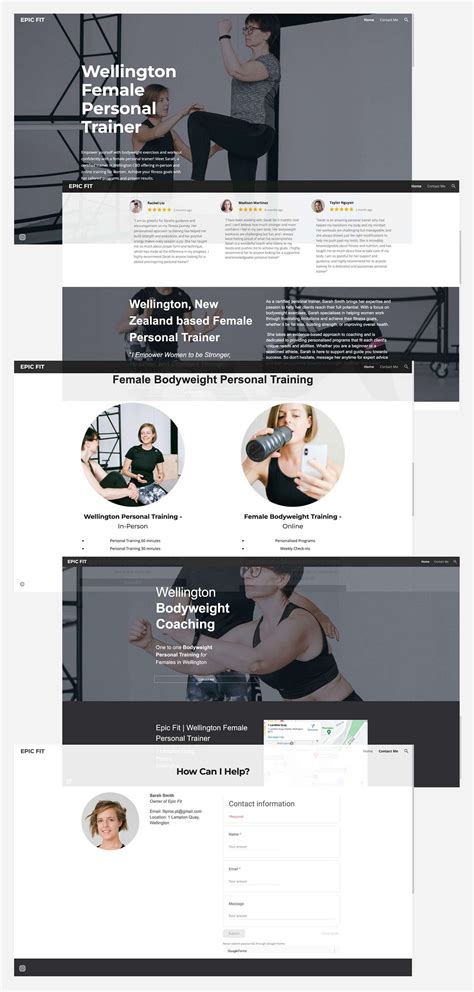 How to Build a Free Personal Training Website using Google Sites | by