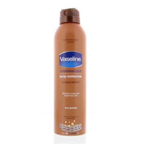 Intensive Care Spray Moisturiser Cocoa Radiant Vaseline 190 Ml Kopen Gezondheid Aan Huis